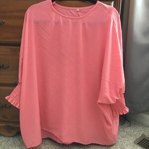 Pink 3 quarter blouse